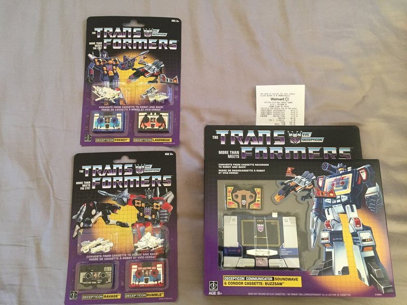 Walmart G1 Reissue Soundwave And Cassette Two Packs Arriving In Stores Now  (1 of 4)